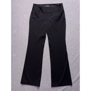 Express Editor Dress Pants Black Bootcut Trousers Size 4R